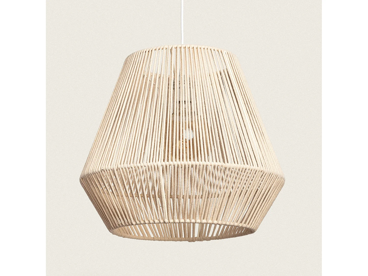 Suspension Corde de Coton Diantha Beige