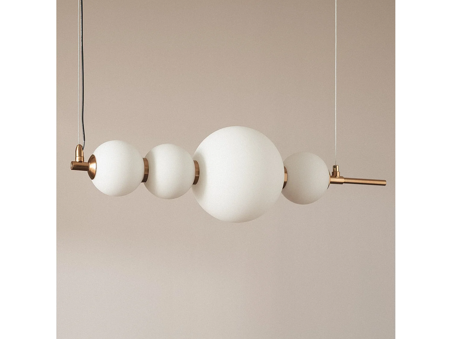 Suspension LED 4.2W Métal et Verre Atira Blanc