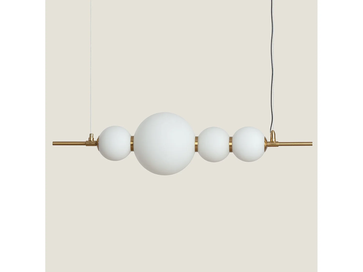 Suspension LED 4.2W Métal et Verre Atira Blanc