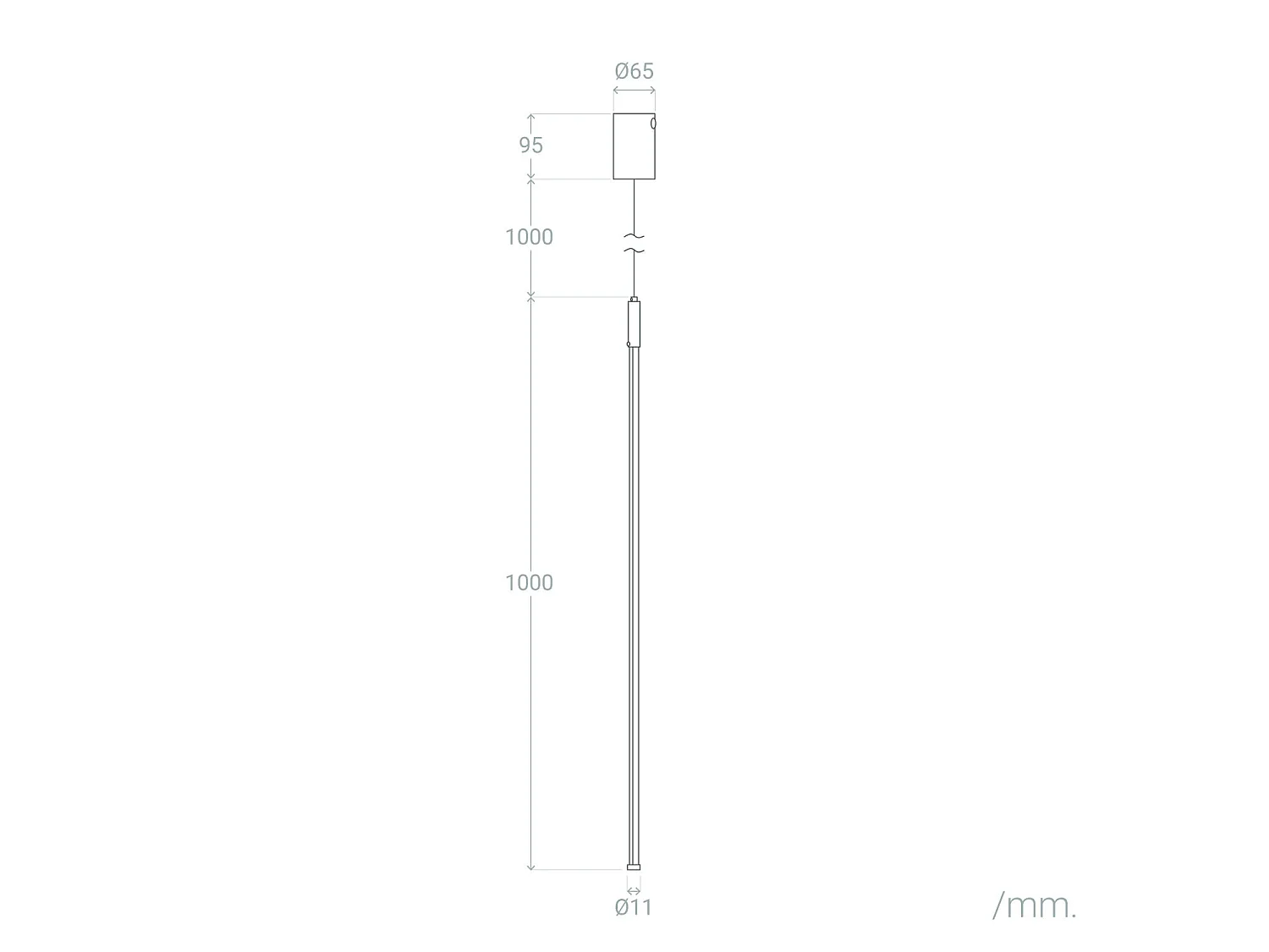 Suspension LED 9W Métal Hauteur Réglable Adaya Doré
