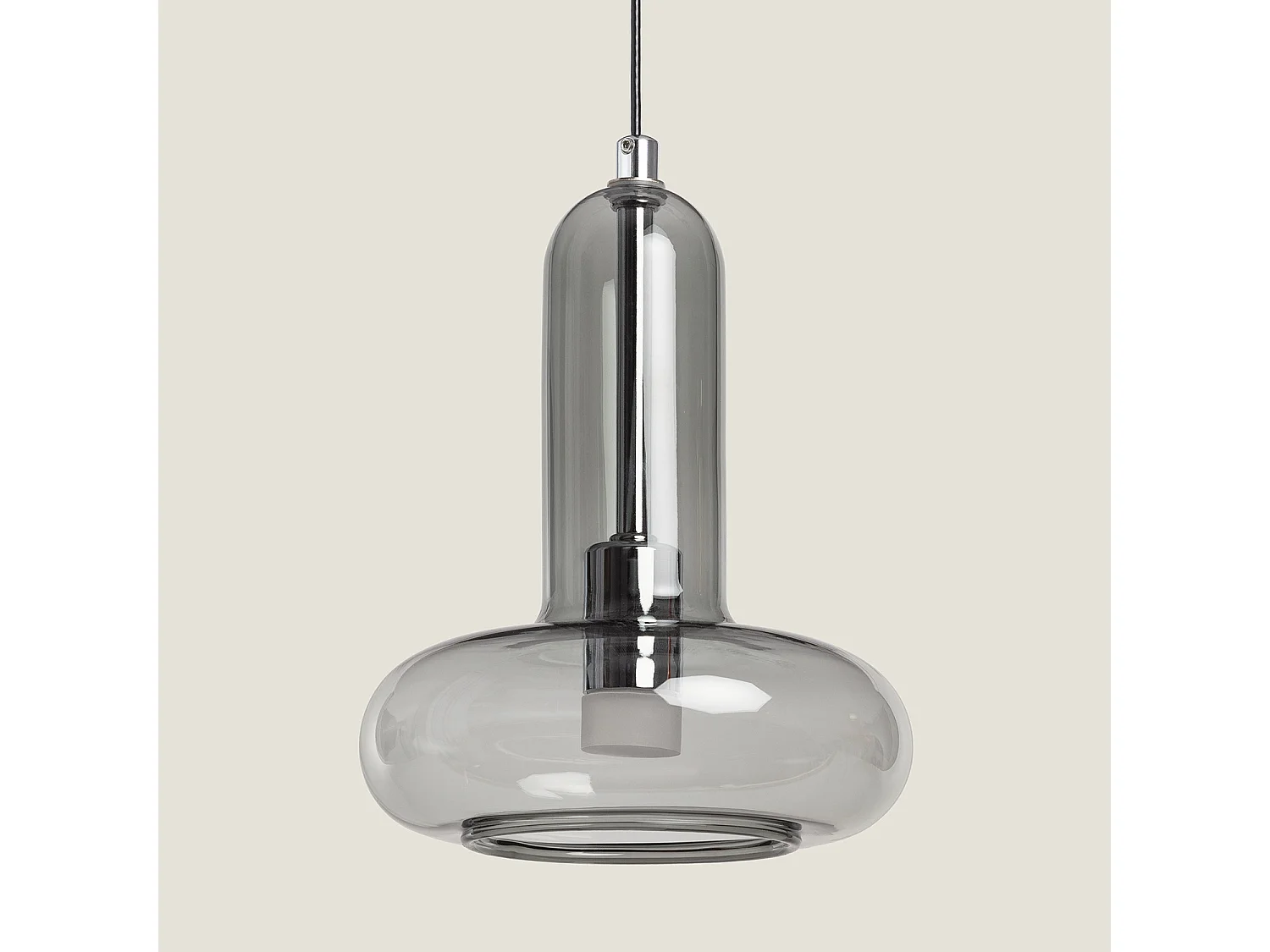 Lampada a Sospensione LED 5W Alluminio Fontans Grigio