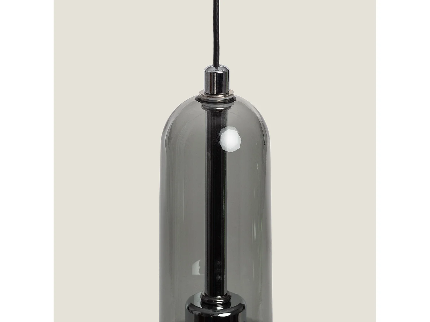 Lampada a Sospensione LED 5W Alluminio Fontans Grigio