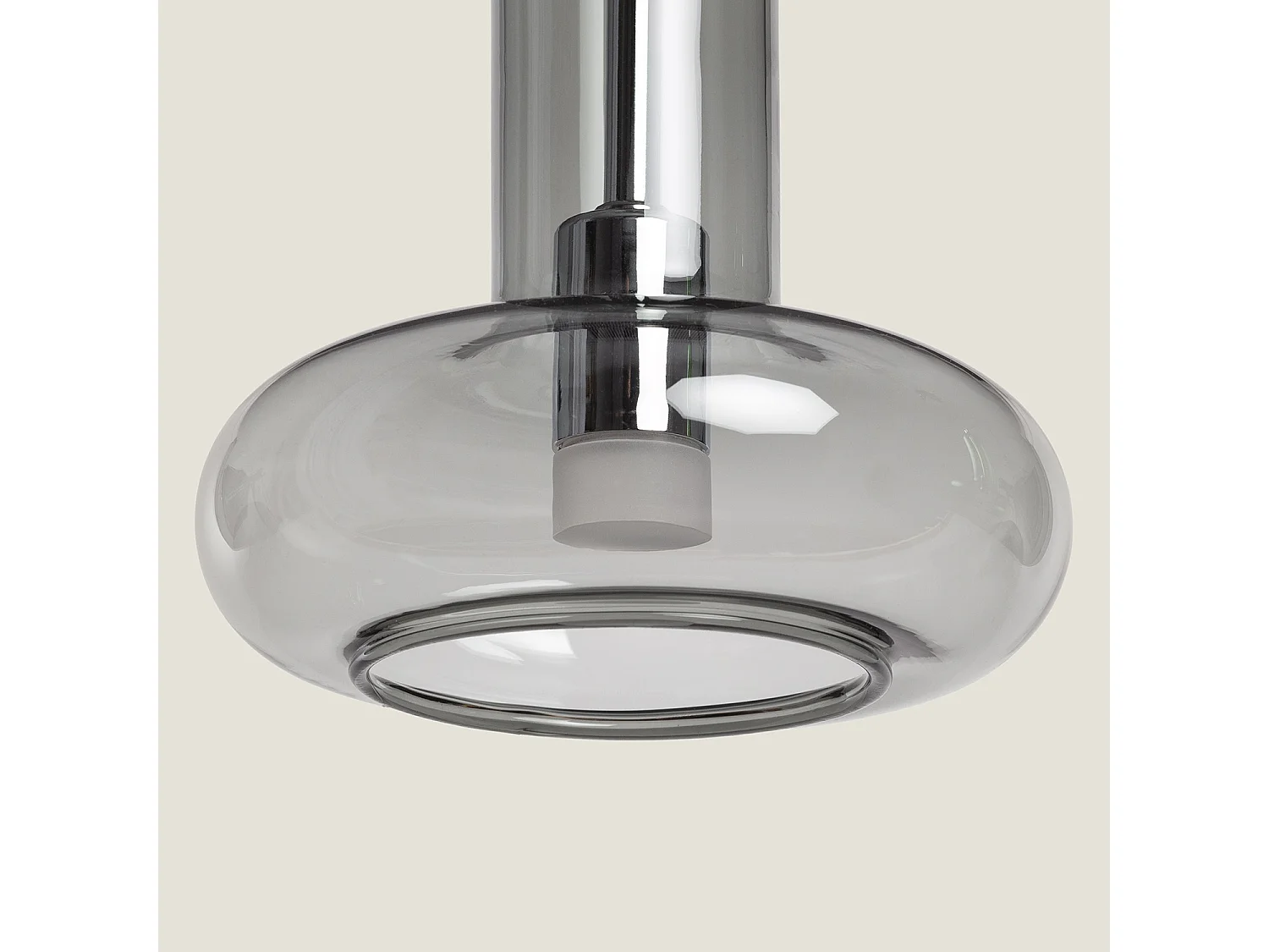 Lampada a Sospensione LED 5W Alluminio Fontans Grigio