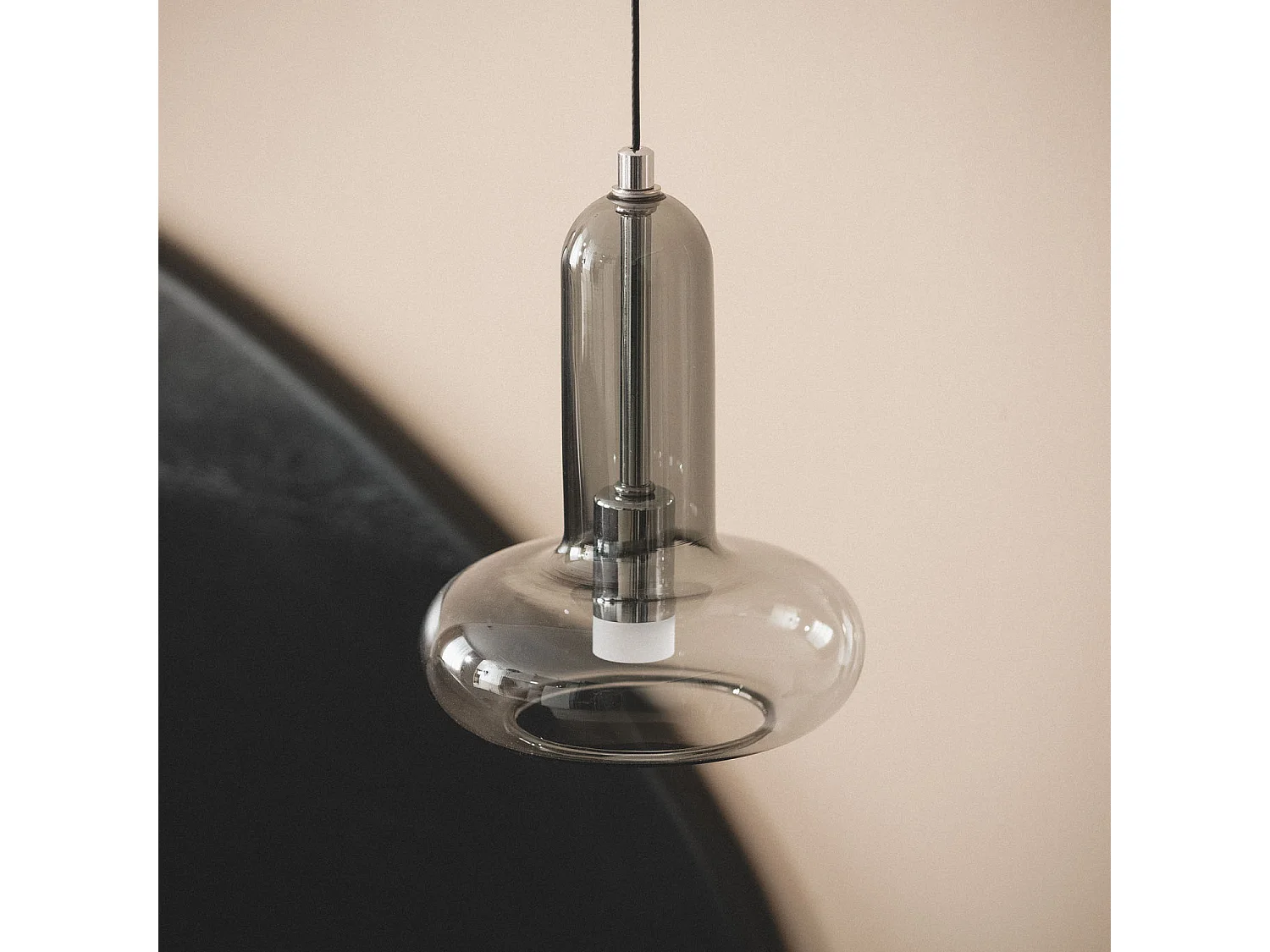 Lampada a Sospensione LED 5W Alluminio Fontans Grigio