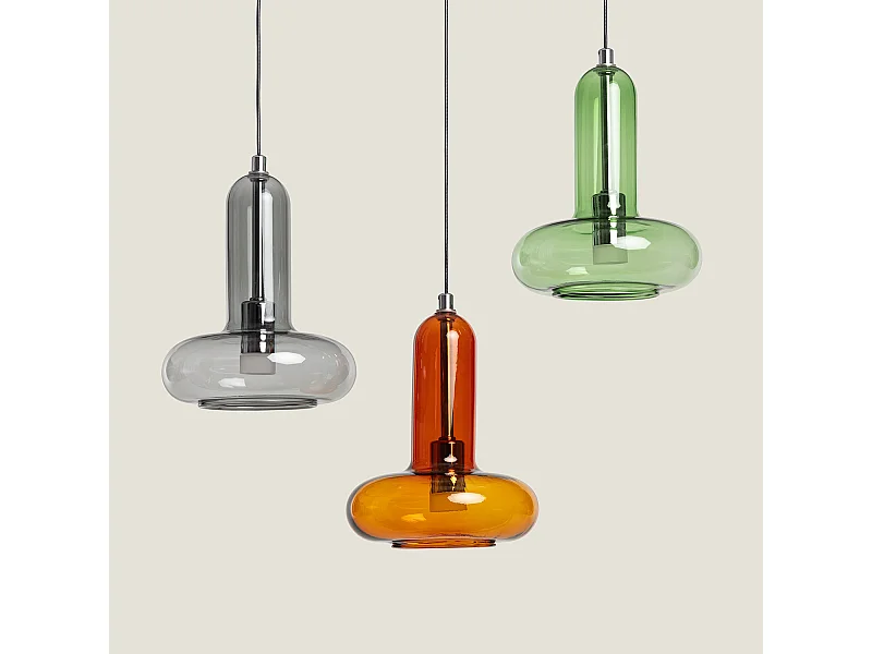 Suspension LED 5W Aluminium Fontans Gris