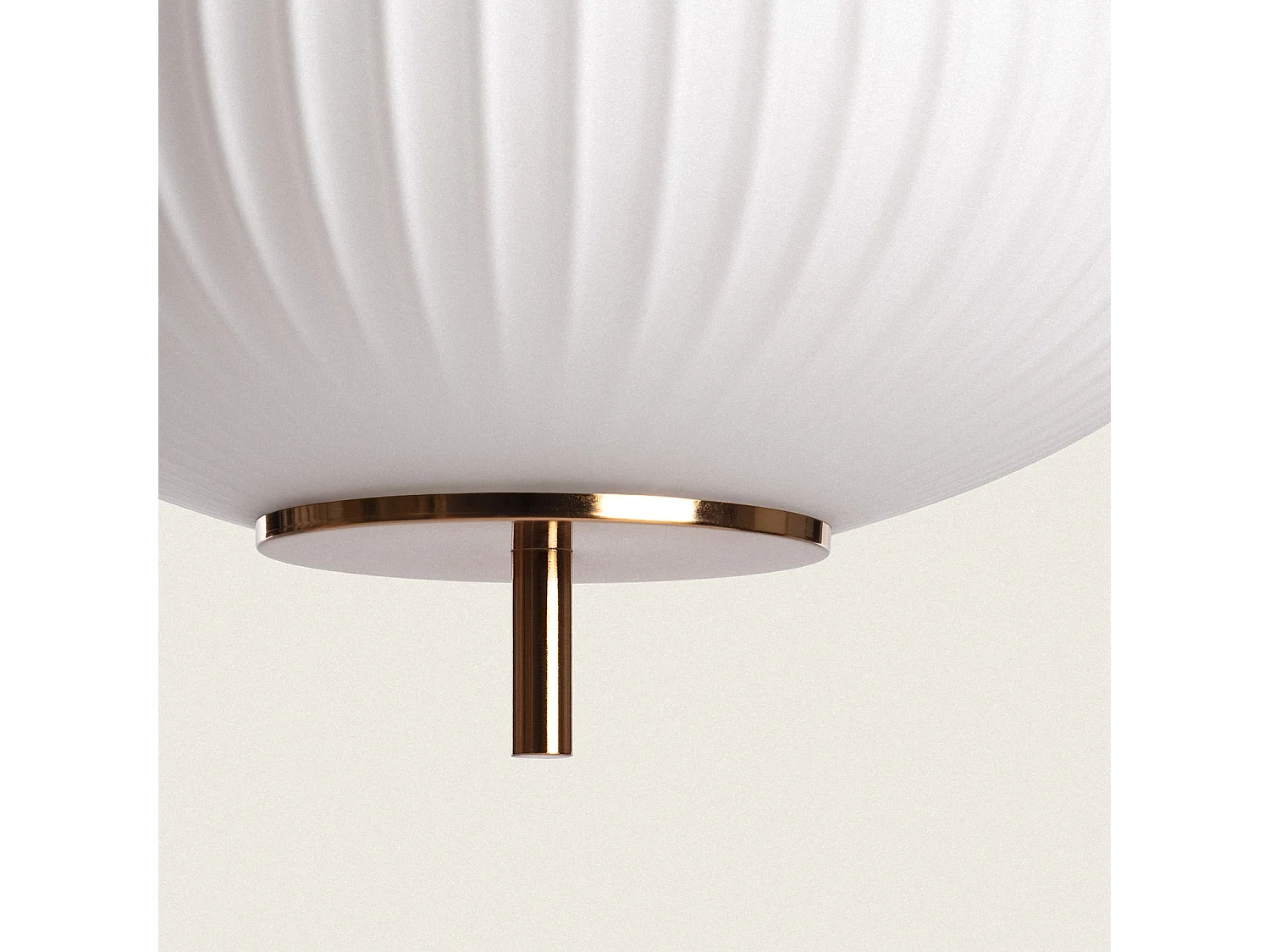 Suspension Métal et Verre Beca Oblade Bronze