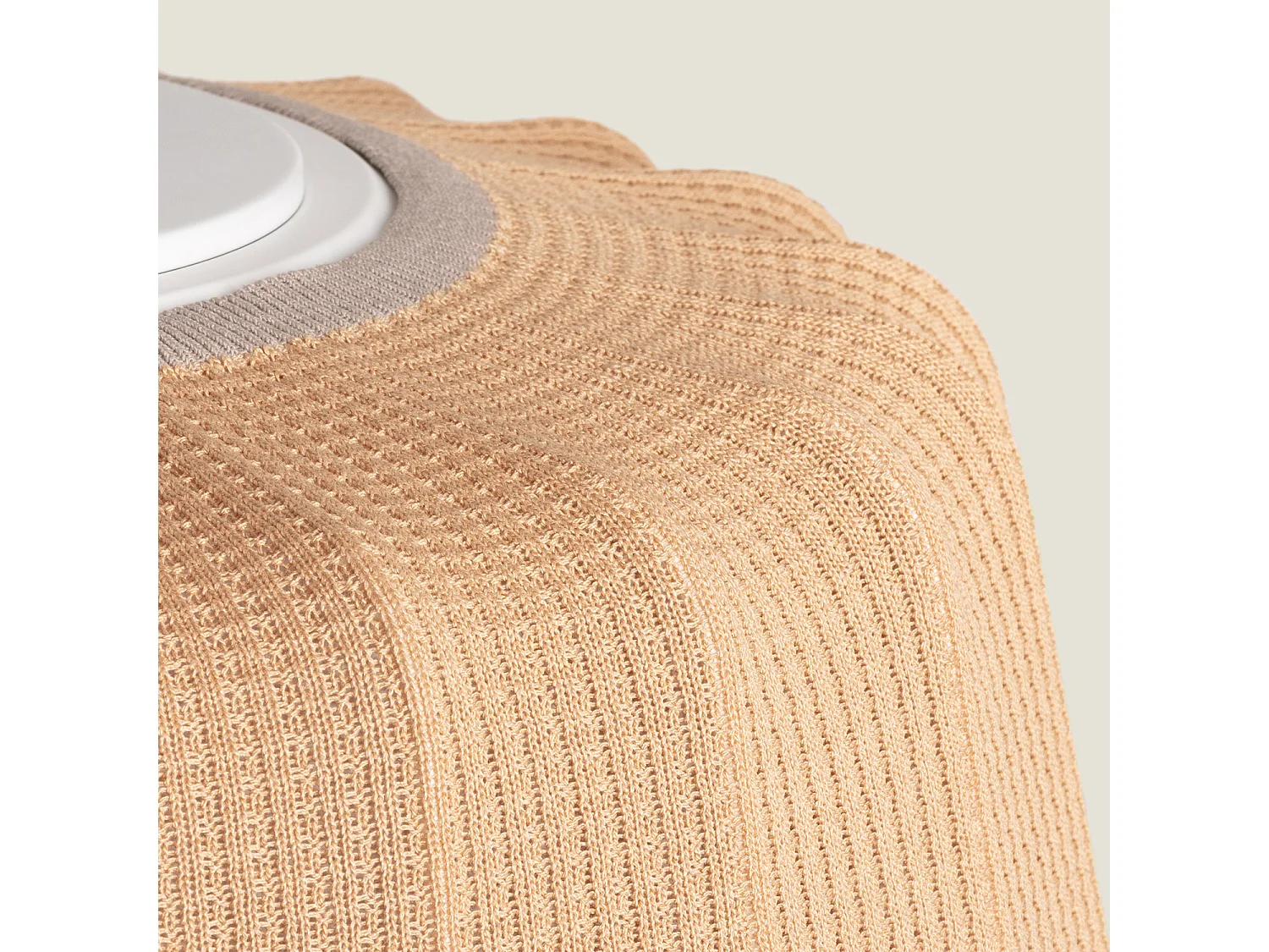 Lámpara Colgante LED 12 W Algodón Patoka Natural