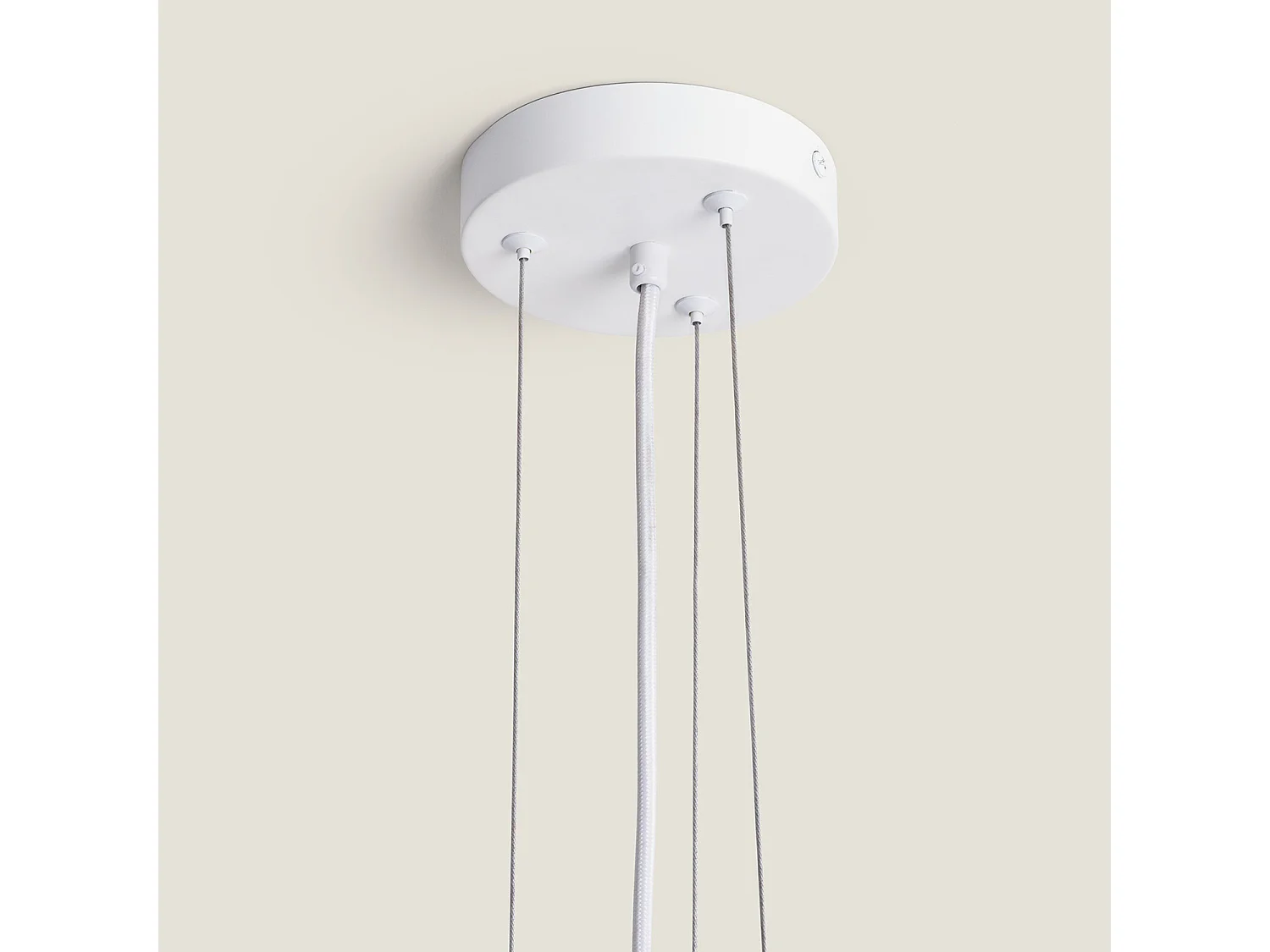 Lámpara Colgante LED 12 W Algodón Patoka Natural