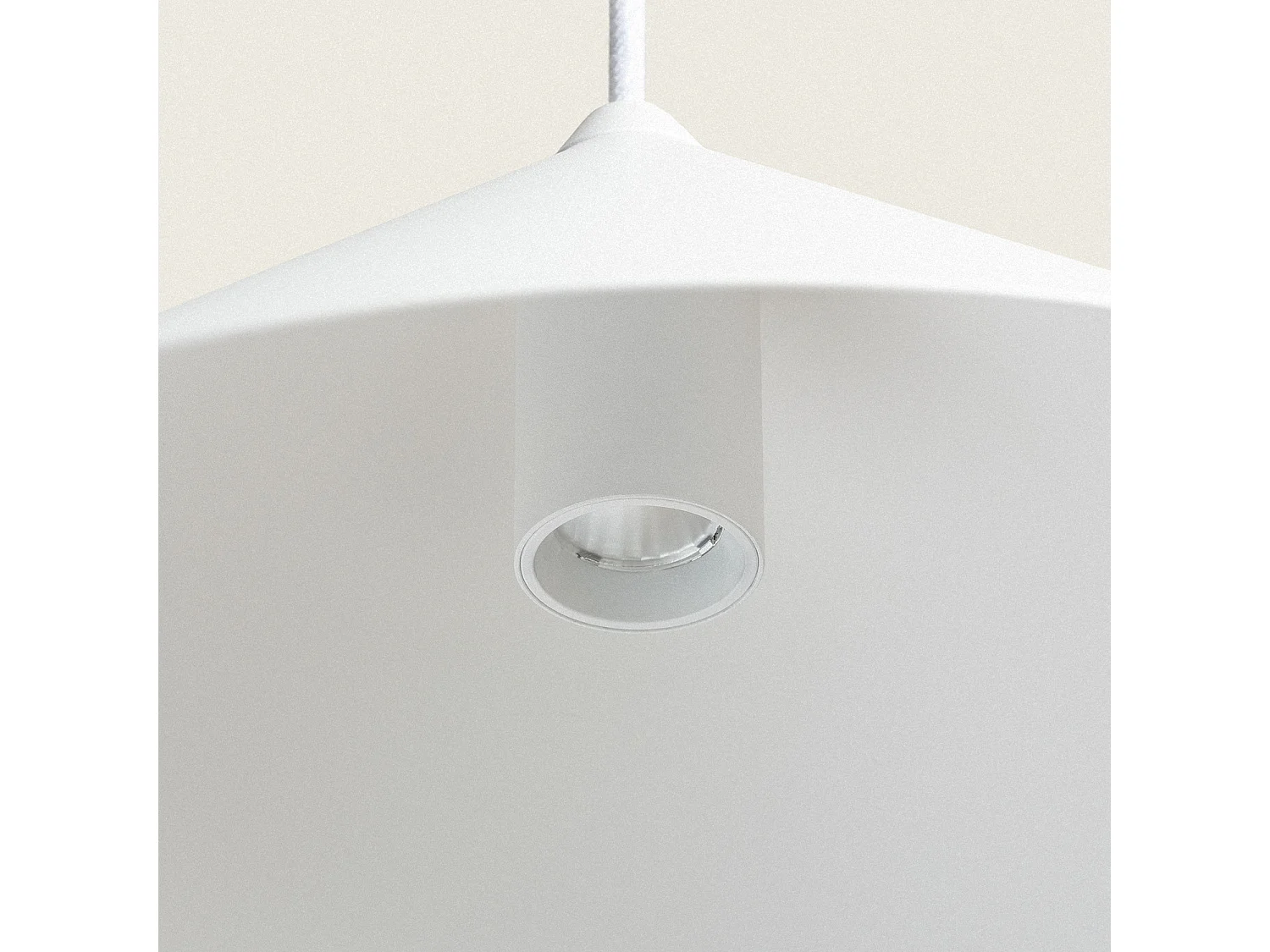 Lámpara Colgante LED 8W Metal Elise M Blanco