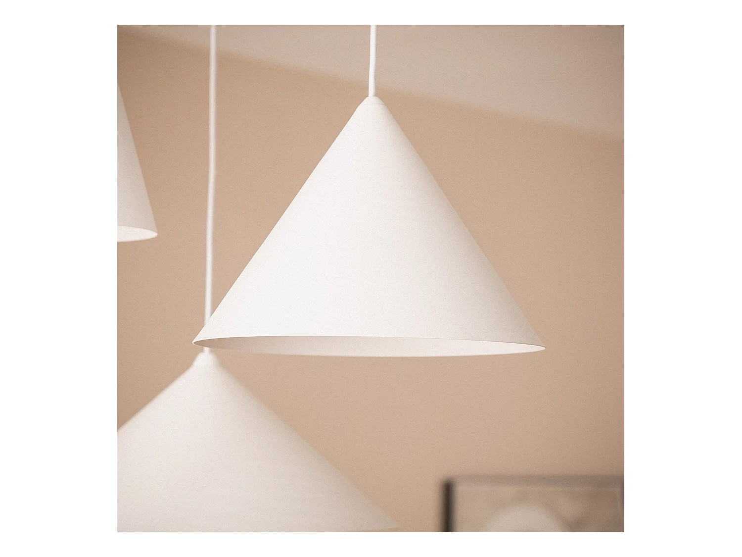 Suspension LED 8W Métal Elise M Blanc