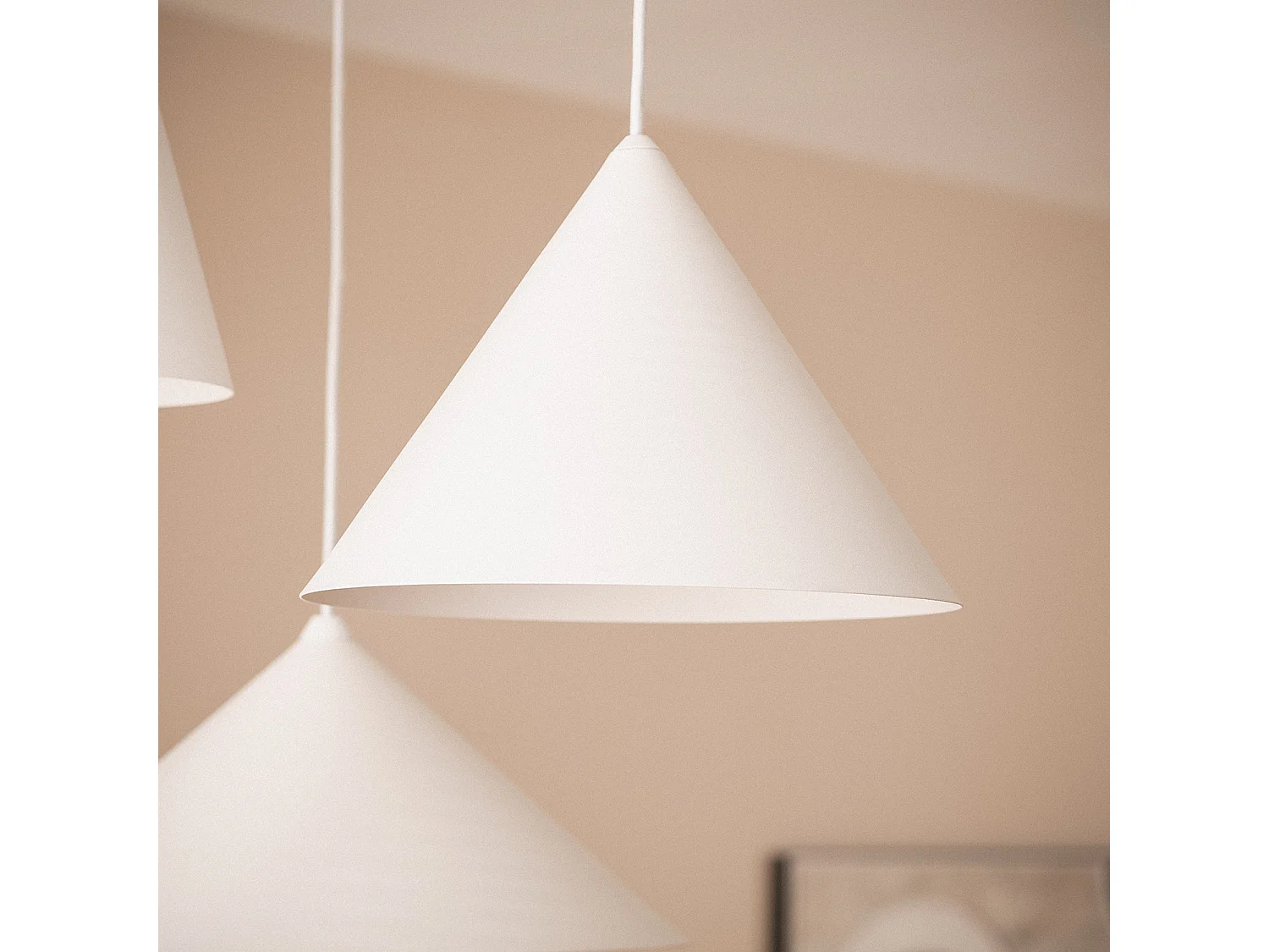 Suspension LED 8W Métal Elise M Blanc