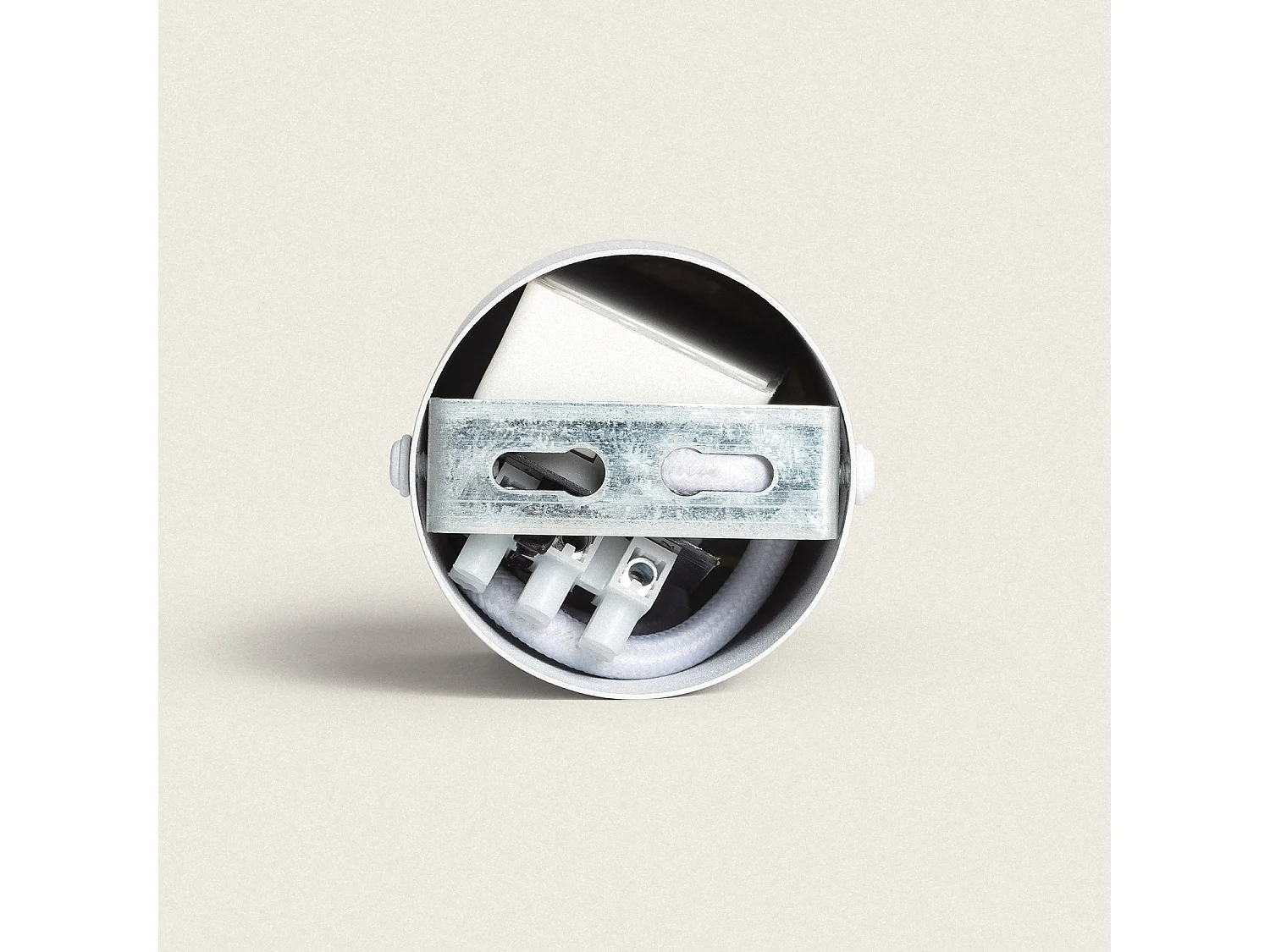 Suspension LED 8W Métal Elise M Blanc