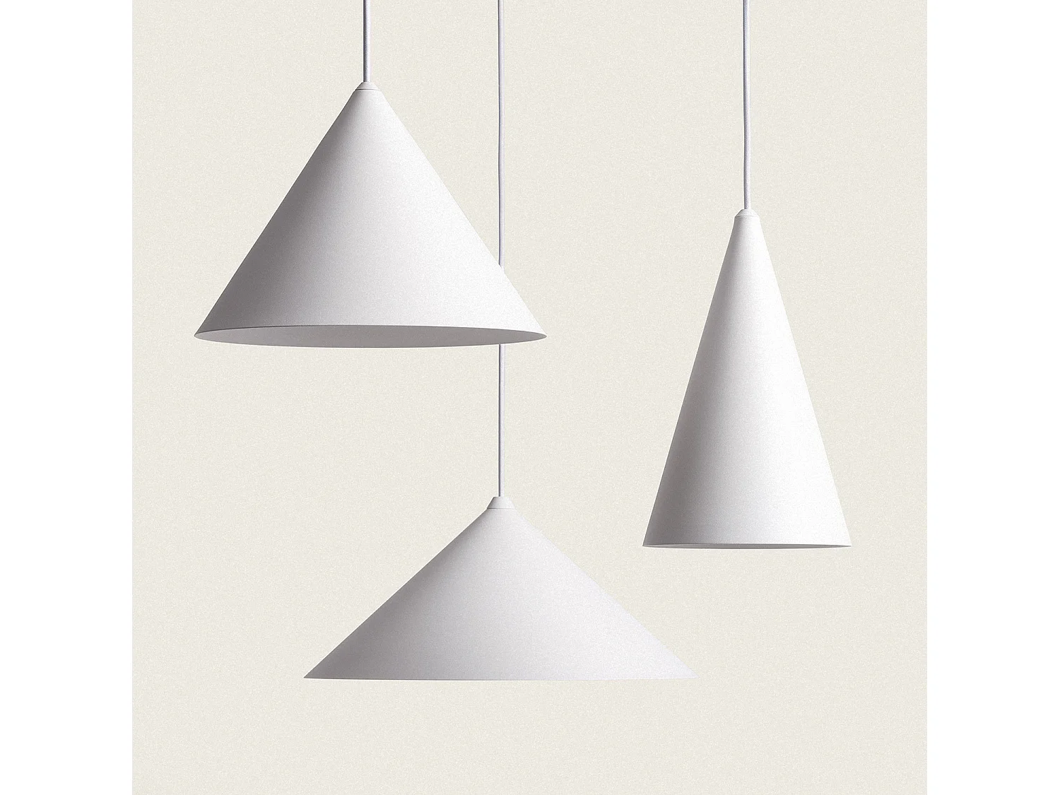 Lampada a Sospensione a LED da 8 W in Alluminio Elise M Bianco