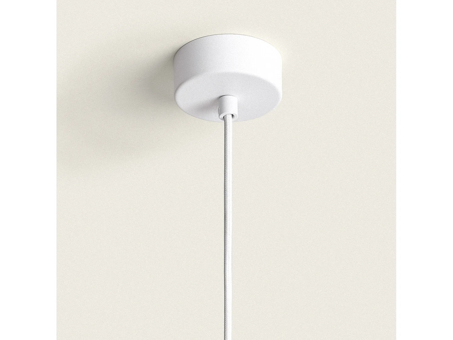 Suspension Plâtre Colum  Blanc