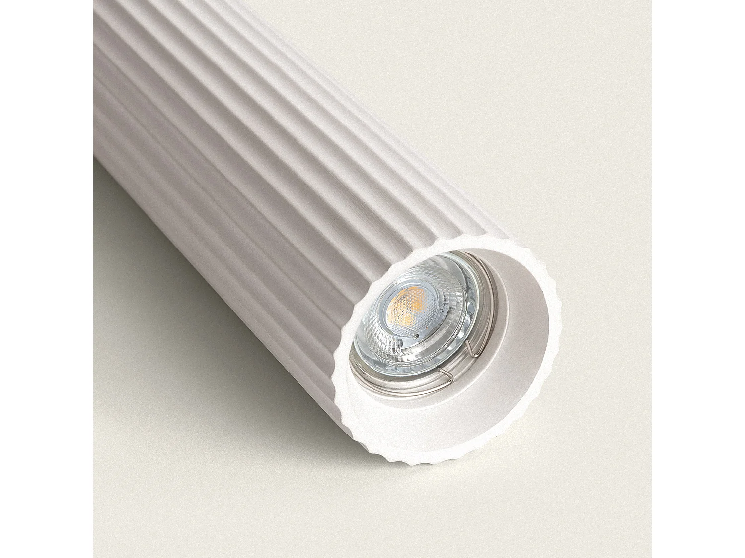 Suspension Plâtre Colum  Blanc