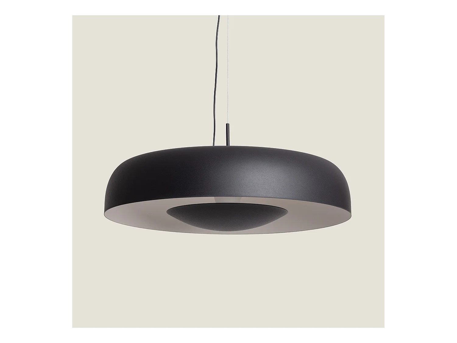 Suspension LED 20W Acier Duval Noir