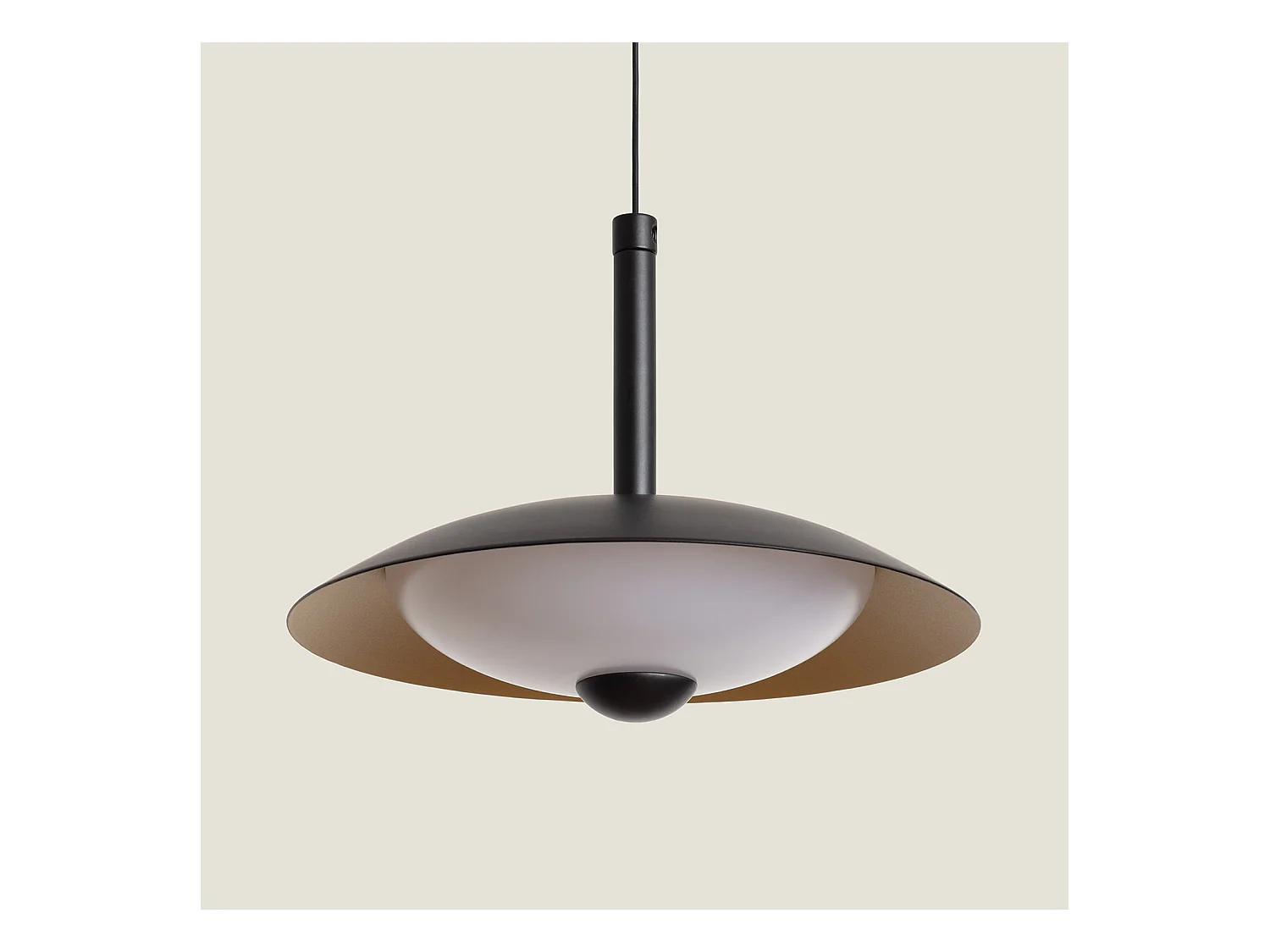 Suspension LED 8W Métal CCT Sélectionnable Shirak Noir