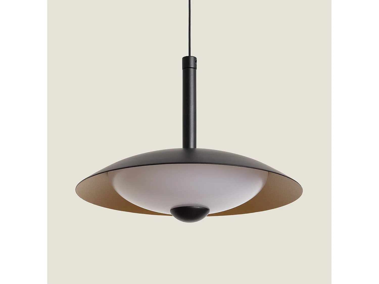 Suspension LED 8W Métal CCT Sélectionnable Shirak Noir