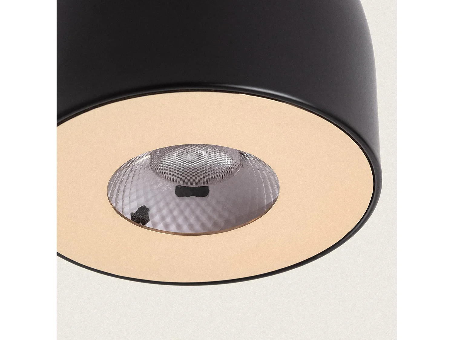 Suspension LED 8W Métal Hauteur Réglable Arya  Noir