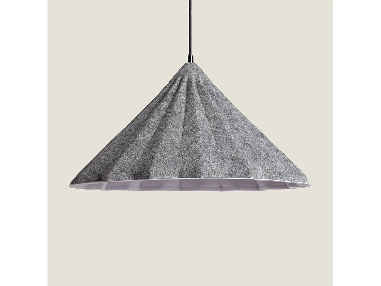 Suspension Feutre Baktya  Gris