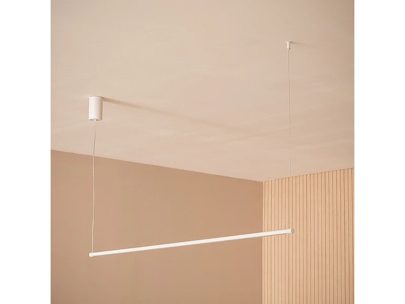 Lampada a Sospensione Lineare LED 12W Metallo SwitchCCT Lislea Oro