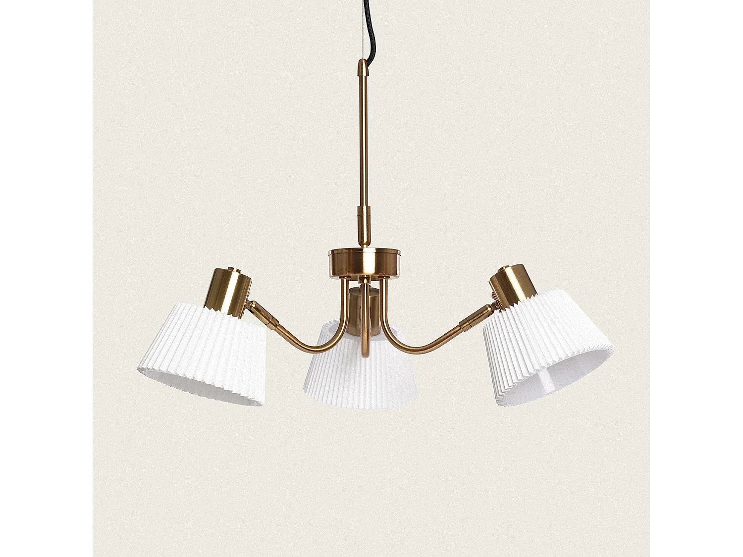 Lampada a Sospensione Metallo Magda 3 Faretti Bianco