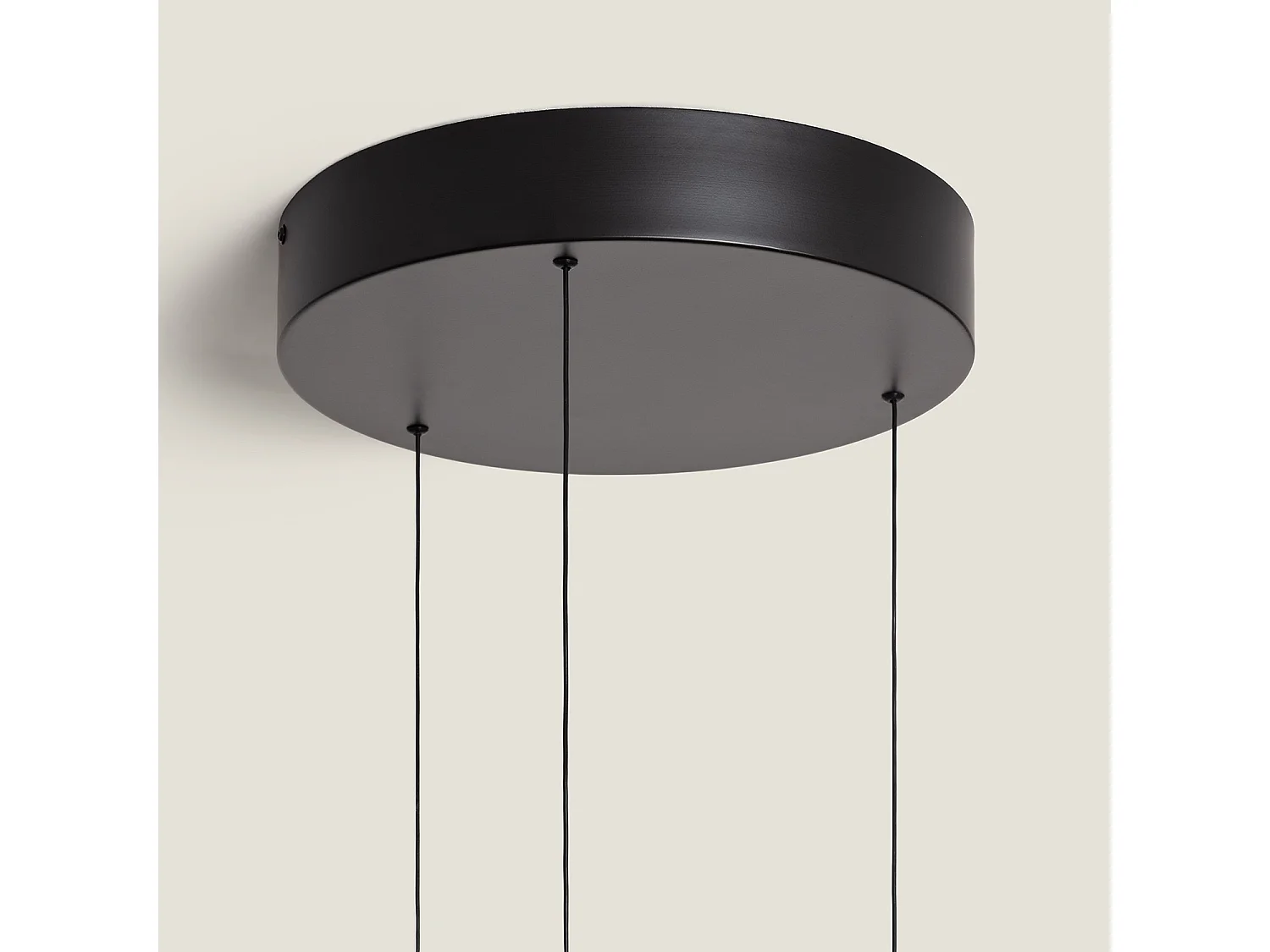 Lampada a Sospensione LED 24W Metallo CCT Selezionabile Shirak 3 Faretti Nero