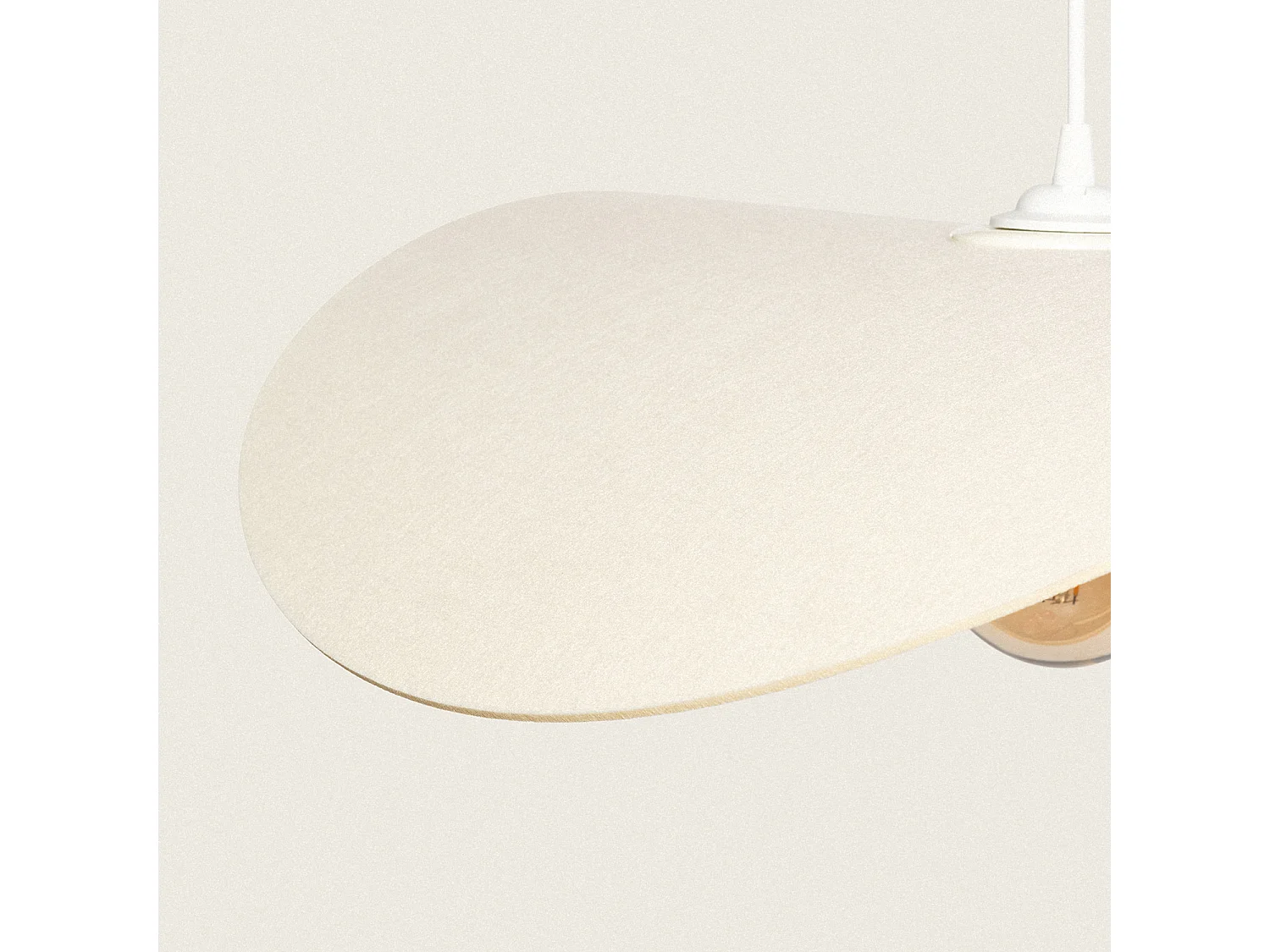 Lámpara Colgante Fieltro Abelia Beige