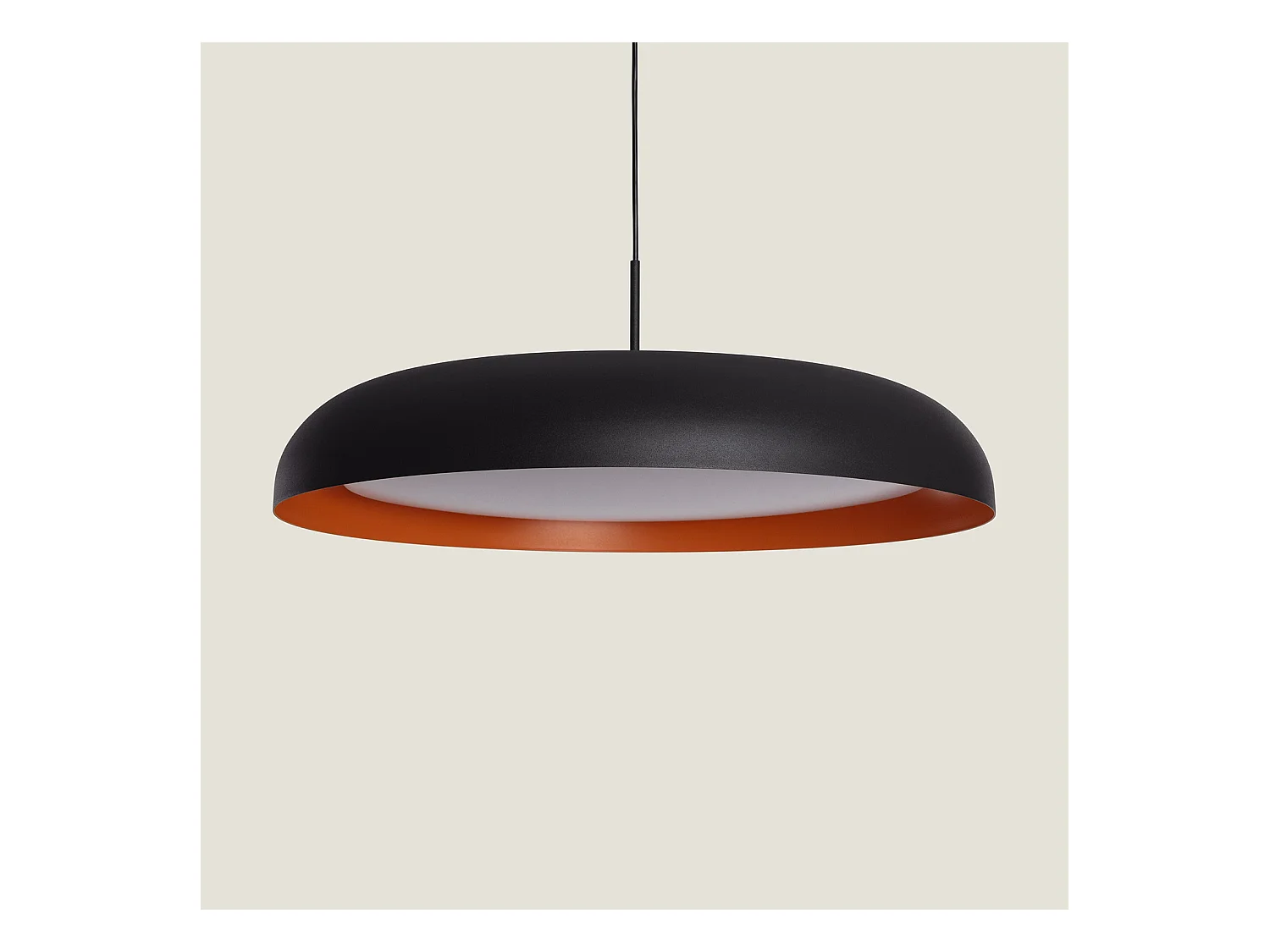 Suspension LED 28W Métal Deyang Noir