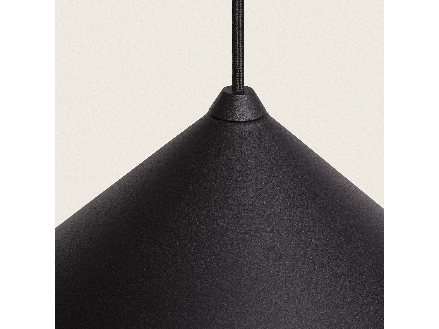 Lampada a Sospensione a LED 8W in Alluminio Elise L Nero