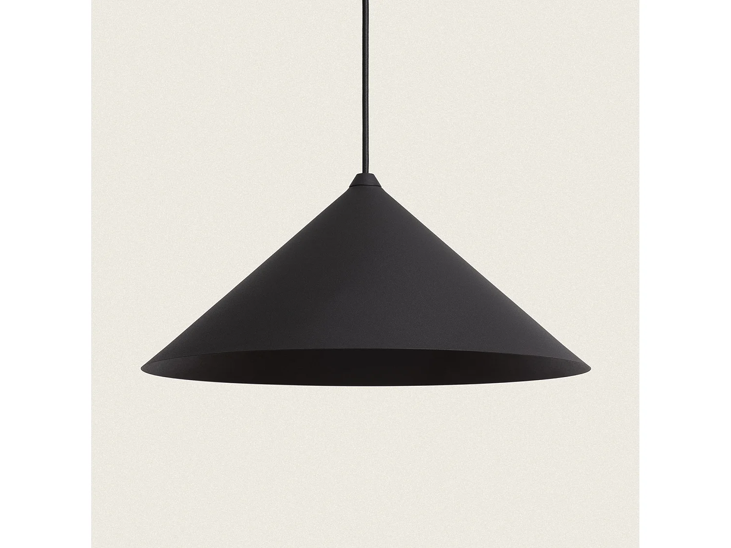 Lampada a Sospensione a LED 8W in Alluminio Elise L Nero