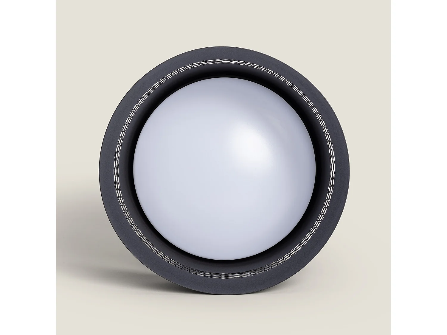 Lampada a Sospensione LED 28W Metallo Aziberte Nero Opaco