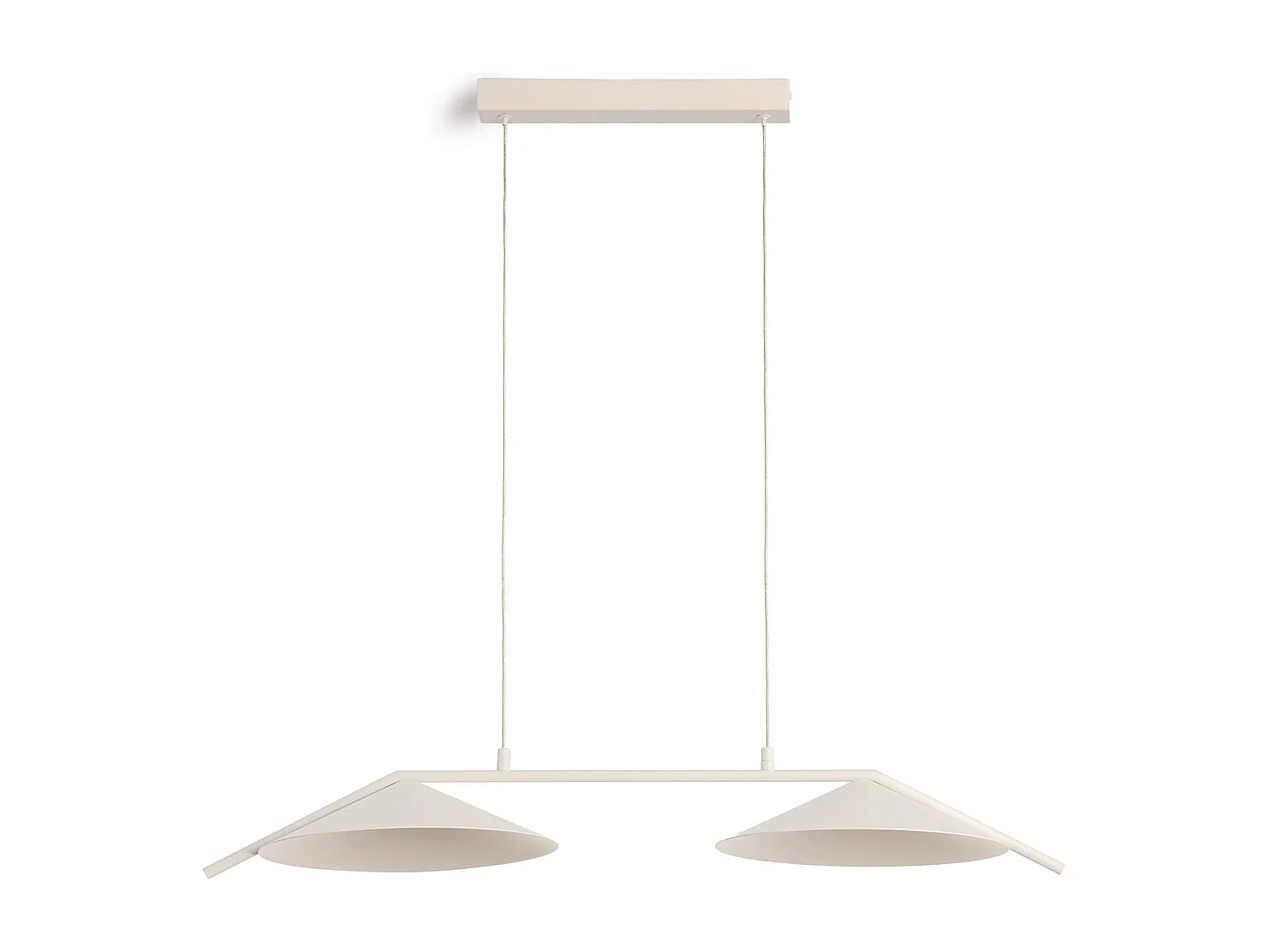 Lampada a Sospensione LED 10W Metallo Evian Beige