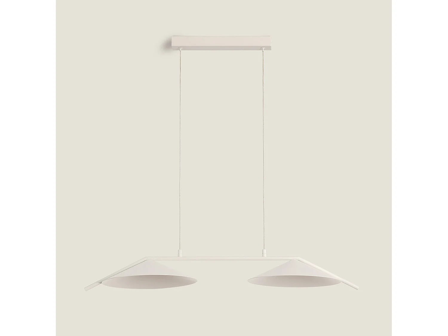 Lampada a Sospensione LED 10W Metallo Evian Beige