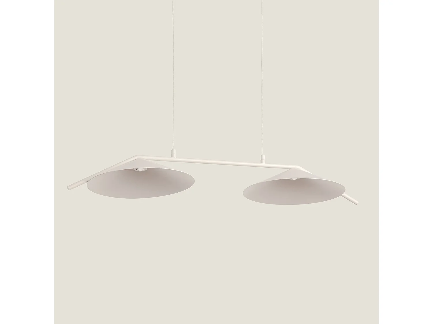 Lampada a Sospensione LED 10W Metallo Evian Beige