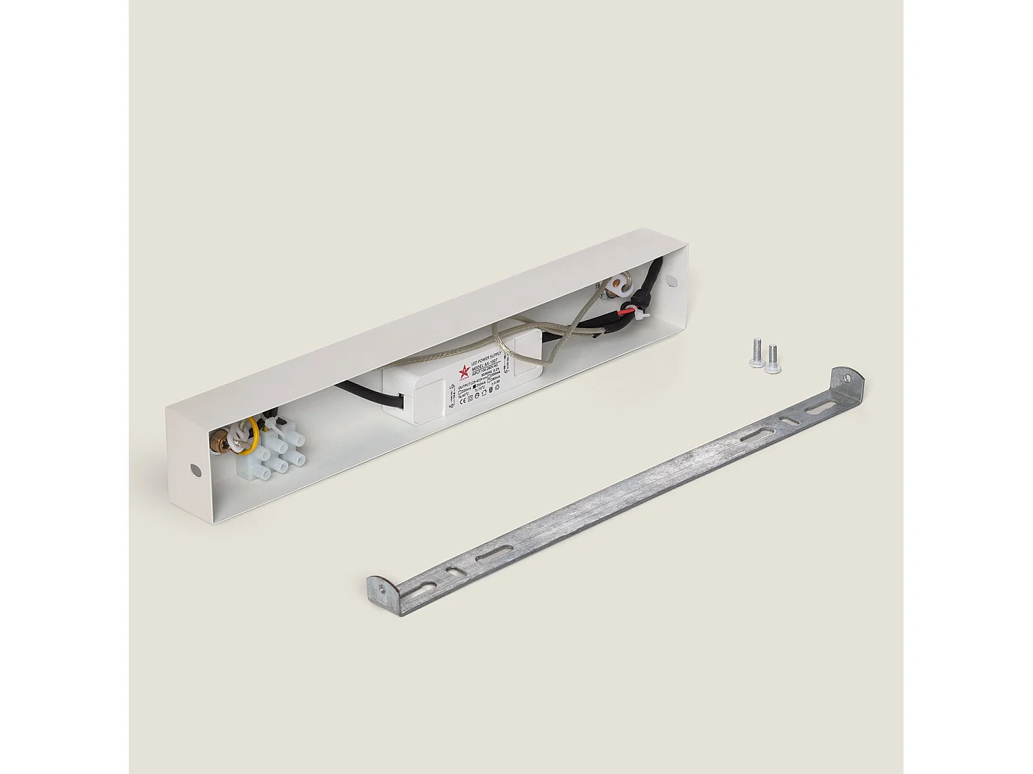 Lampada a Sospensione LED 10W Metallo Evian Beige