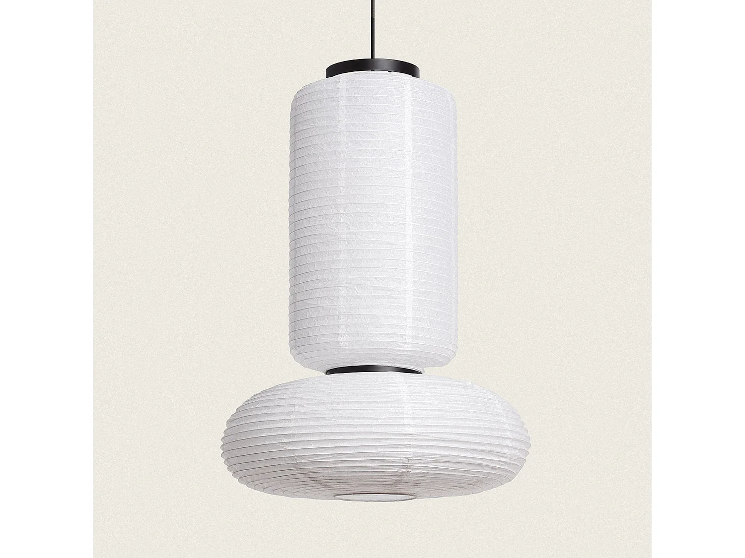 Suspension Papier Hao Tupai Blanc