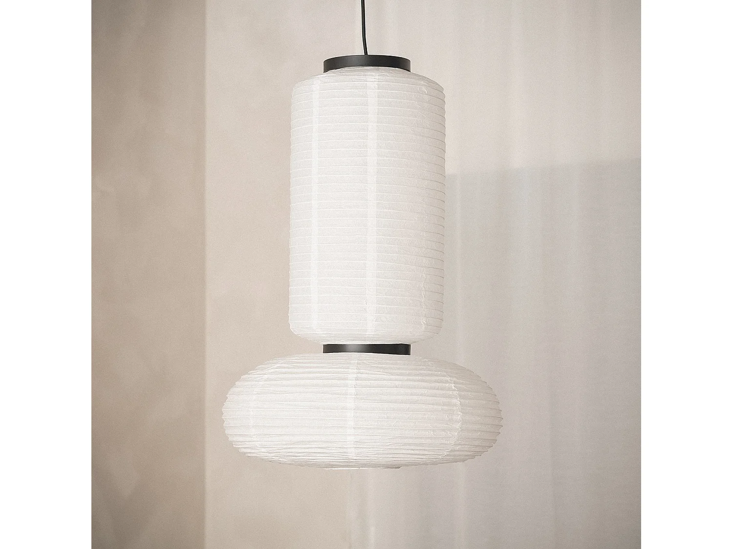 Suspension Papier Hao Tupai Blanc