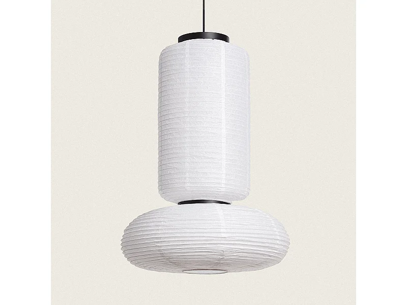 Suspension Papier Hao Tupai Blanc