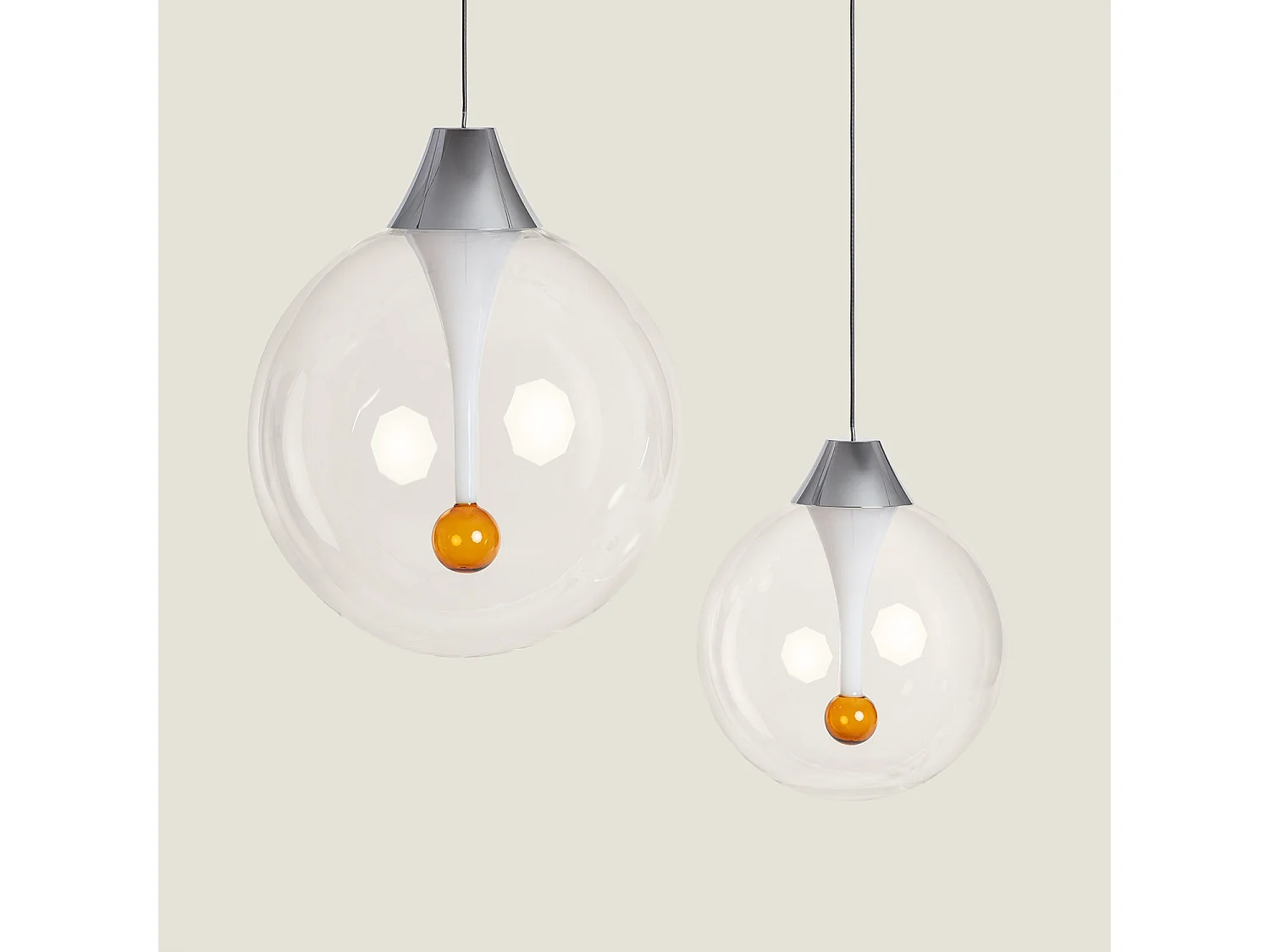 Lámpara Colgante LED 15W Aluminio Liborina Blanco