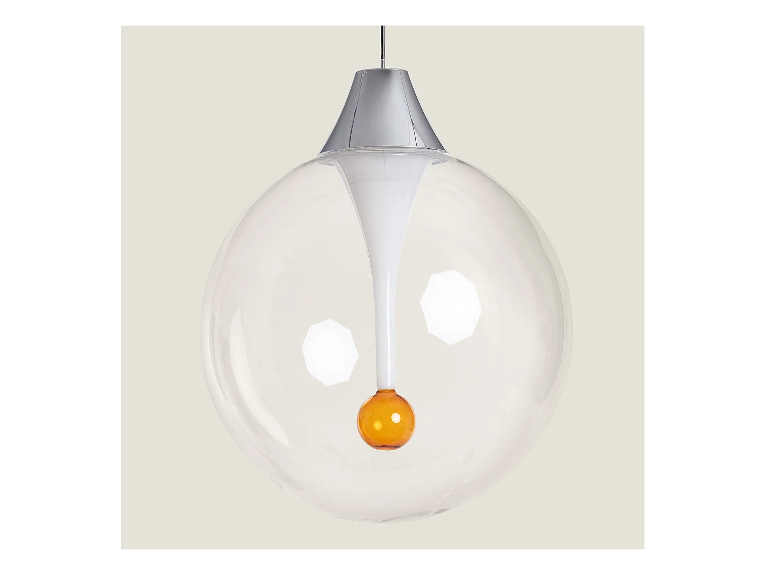 Suspension LED 15W Aluminium Liborina Blanc