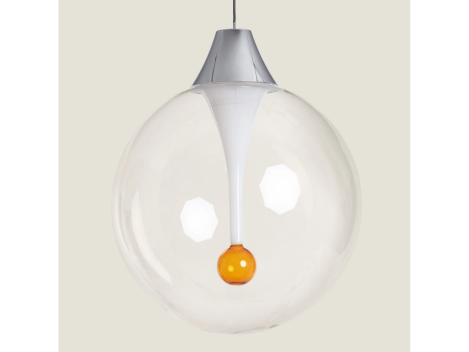 Suspension LED 15W Aluminium Liborina Blanc