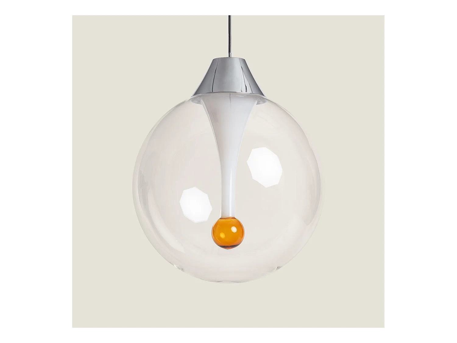 Lampada a Sospensione LED 12W Alluminio Liborina Bianco