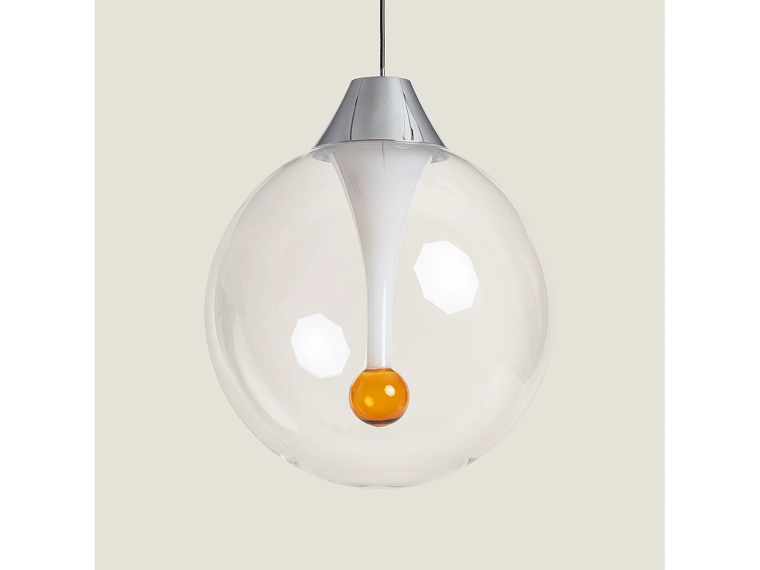 Suspension LED 12W Aluminium Liborina Blanc