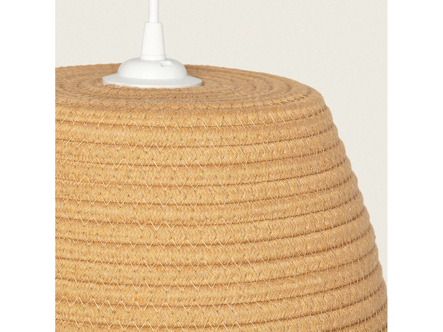 Lampada a Sospensione Fibre Naturali Begonia-S Marrone