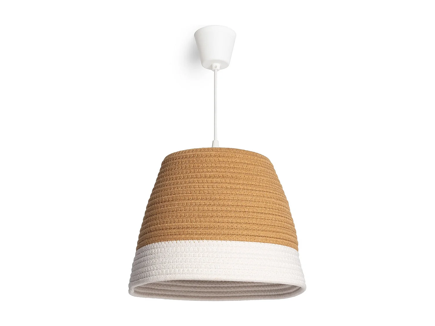 Suspension Fibres Naturelles Begonia-S Brun