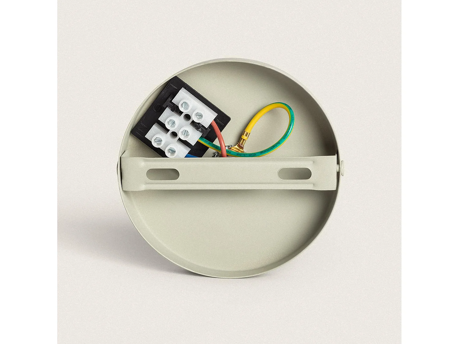 Lampada a Sospensione con Cavo Tessile Verde Verde Cachi