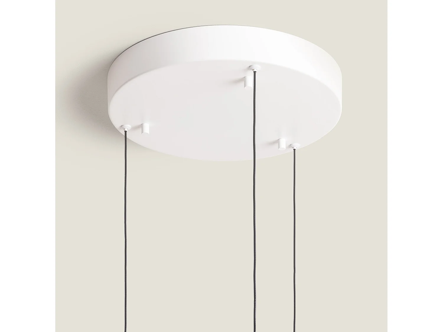 Lámpara Colgante Cristal LED 30W Liborina 3 Focos Blanco