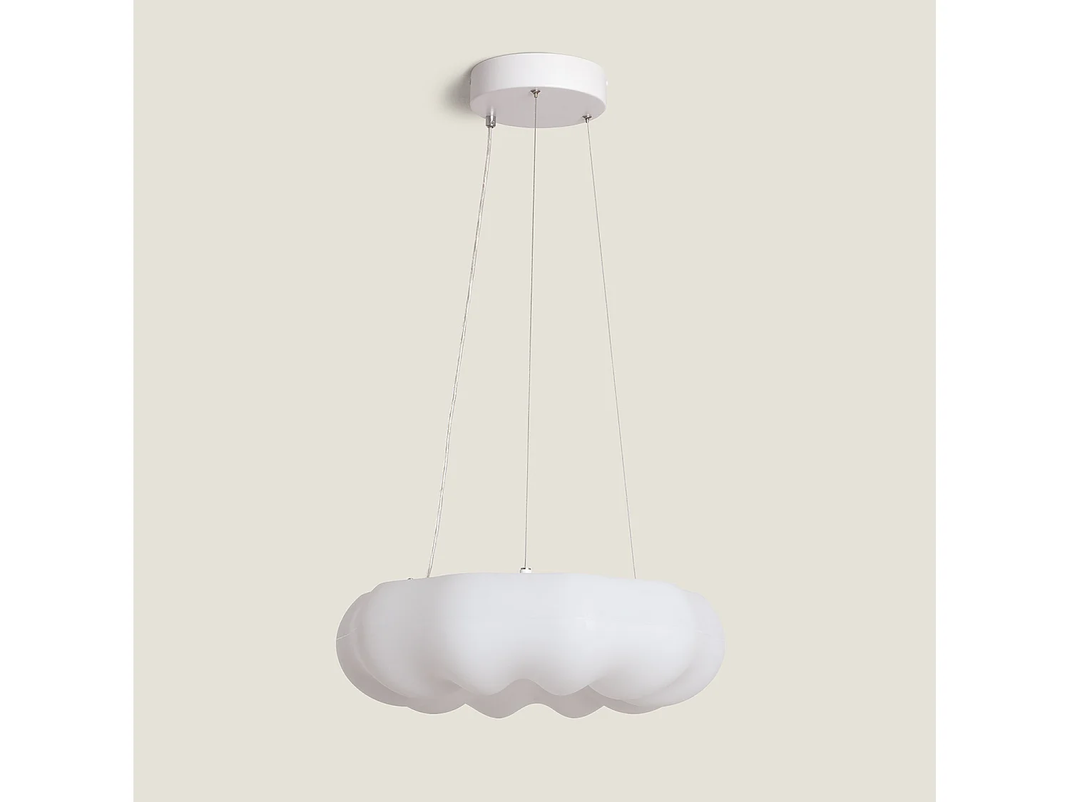 Suspension LED 36W Ø450 mm Tarby Blanc