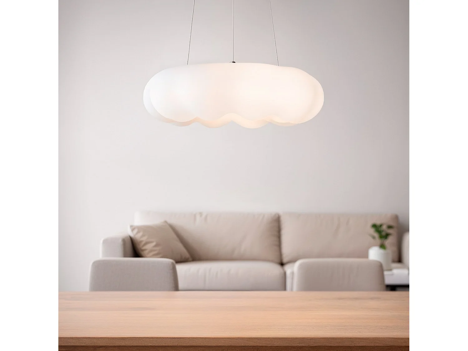 Lámpara Colgante LED 36W Ø450 mm Tarby Blanco